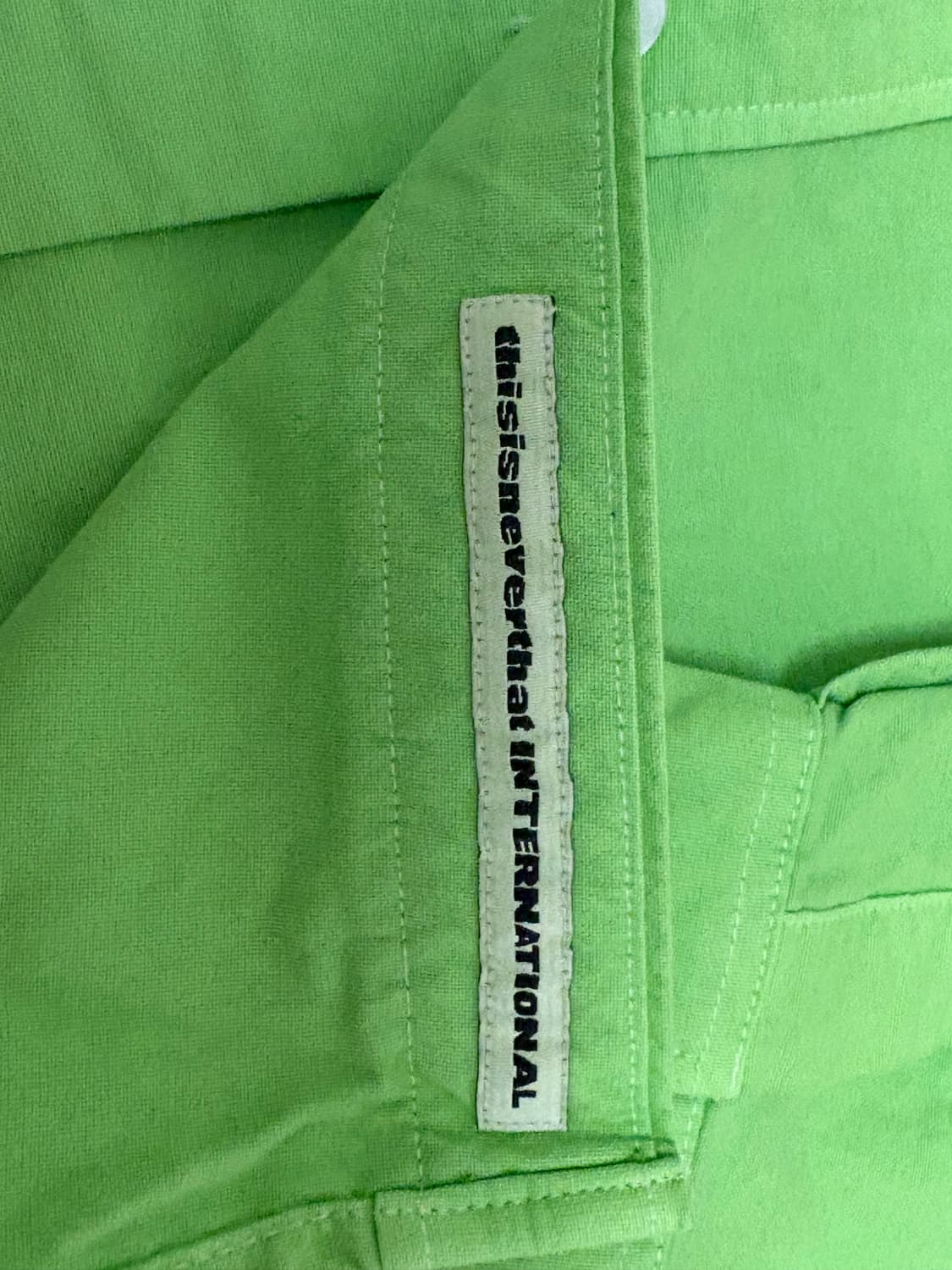 디스이즈네버댓 그린 옥스퍼드 셔츠 상품이미지2