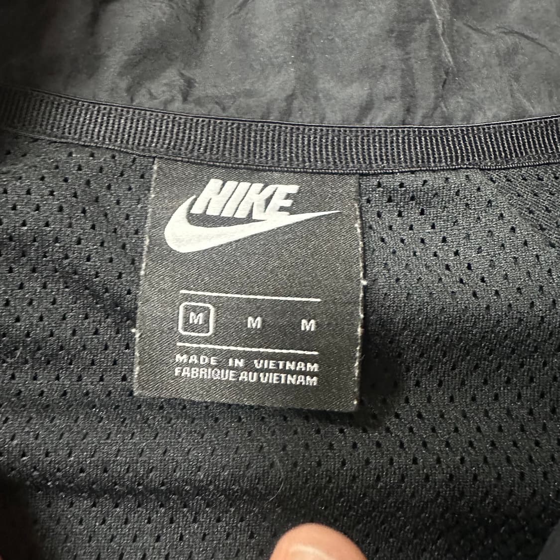  ✨ (바배) 나이키 빅스우시 검흰 바람막이 상품이미지3