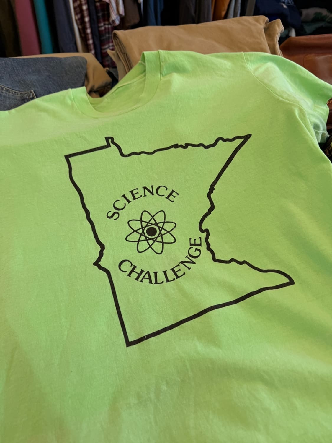 미국빈티지 미국 티셔츠 90'S SCIENCE CHALLENGE  S M 상품이미지2