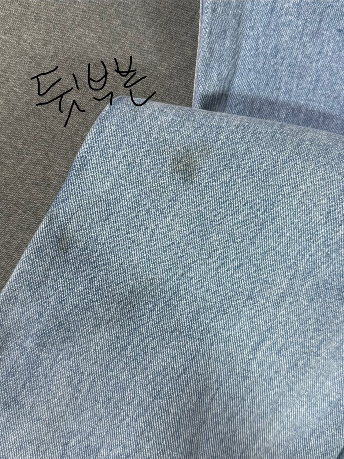 Wrangler 연청 데님팬츠 스트레이트핏 상품이미지8