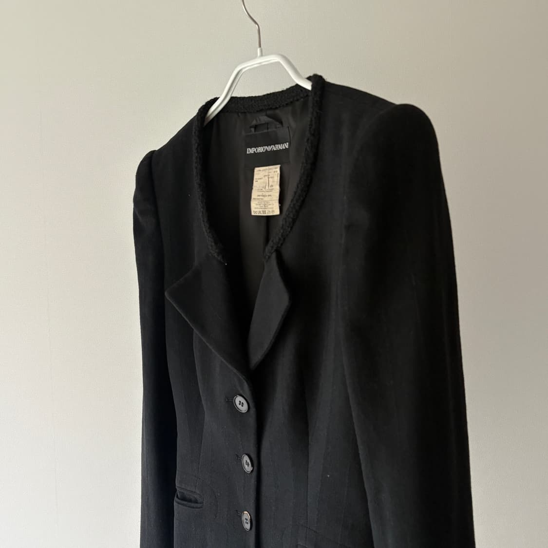  ▫️Emporio Armani Wool Trimming Jacket 상품이미지4