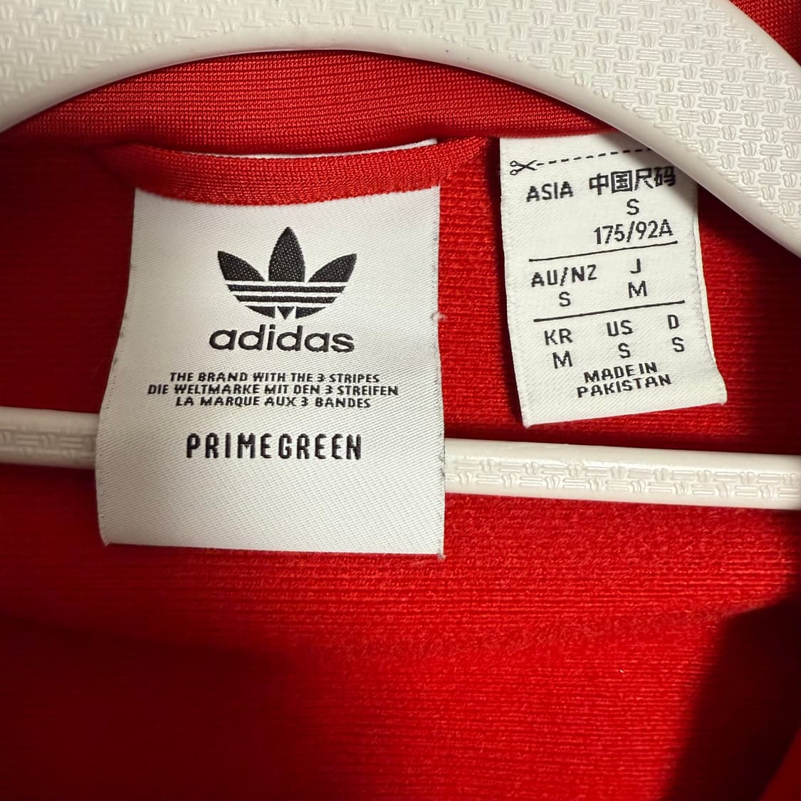 아디다스 파이어버드 져지 레드 M 트랙탑 상품이미지3