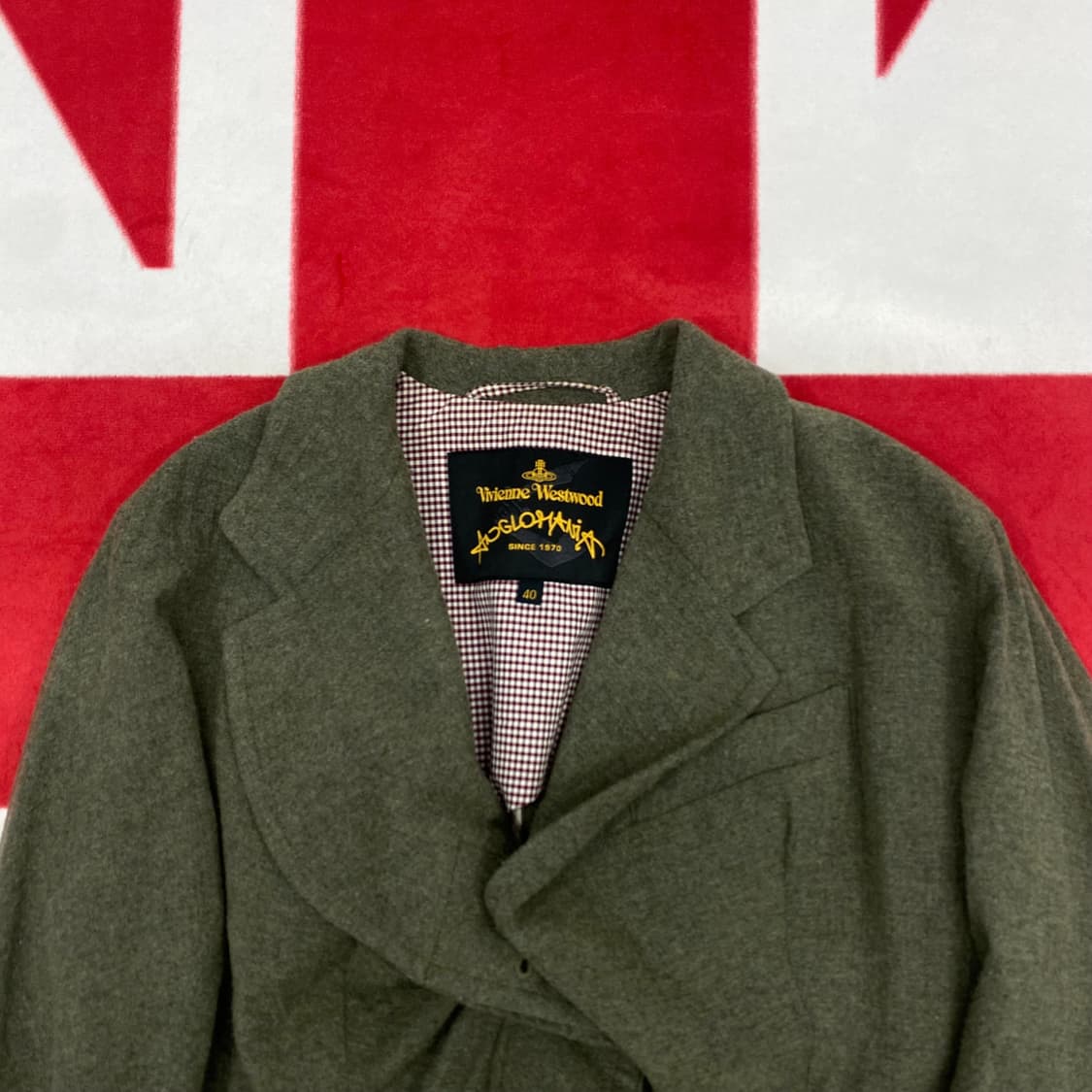 비비안웨스트우드 셔링 울자켓 여성40 실측 55반 상품이미지3