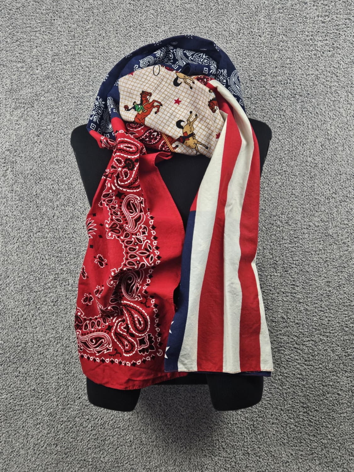 반다나 리워크 커스텀 스카프 머플러 / 10429 상품이미지1