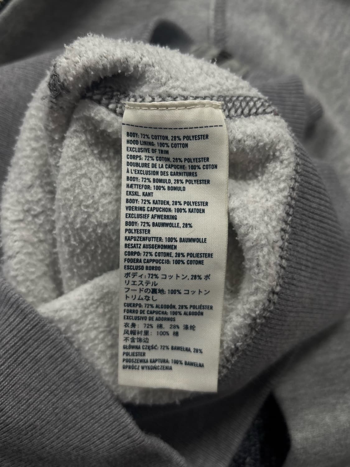 아베크롬비 그레이 후드집업 상품이미지7