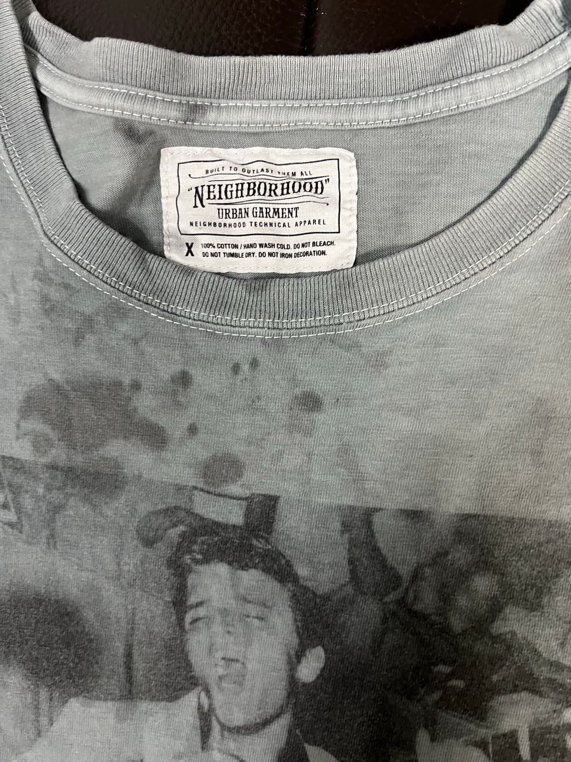 네이버후드 엘비스프레슬리  워싱커스텀반팔 상품이미지2