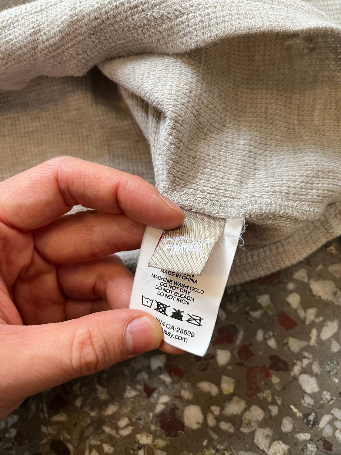 스투시 와플 써멀 헨리넥 긴팔티셔츠 상품이미지7