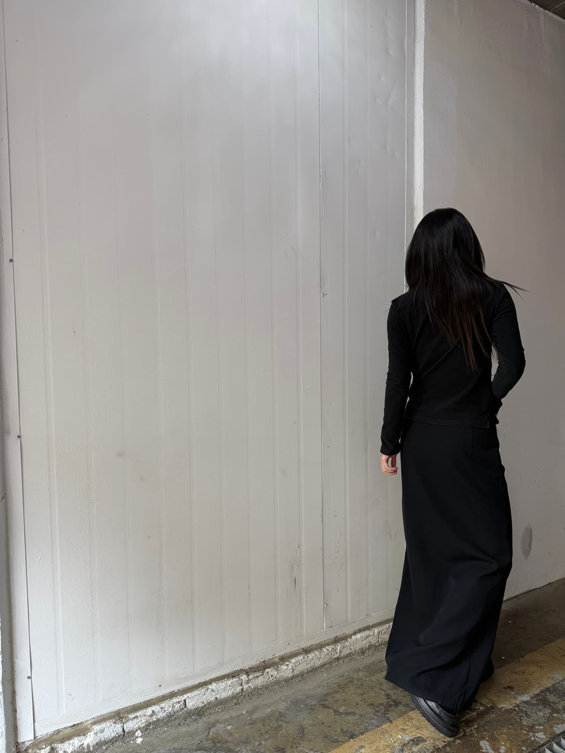 요지야마모토 Y’s 트임 디테일 맥시 롱 스커트 상품이미지6