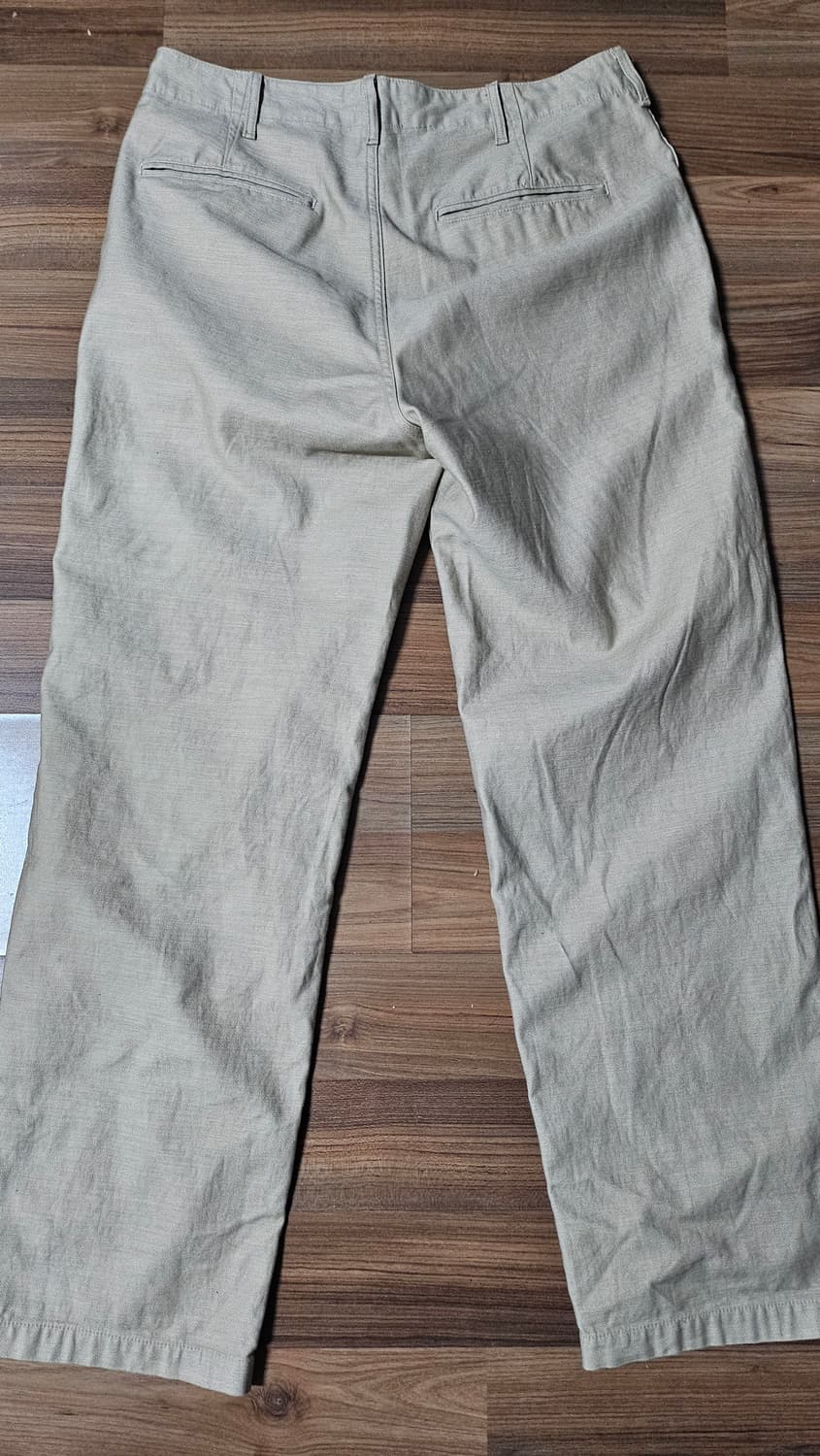 [32] 무탠다드 백사틴 오피서치노 샌드베이지  상품이미지5