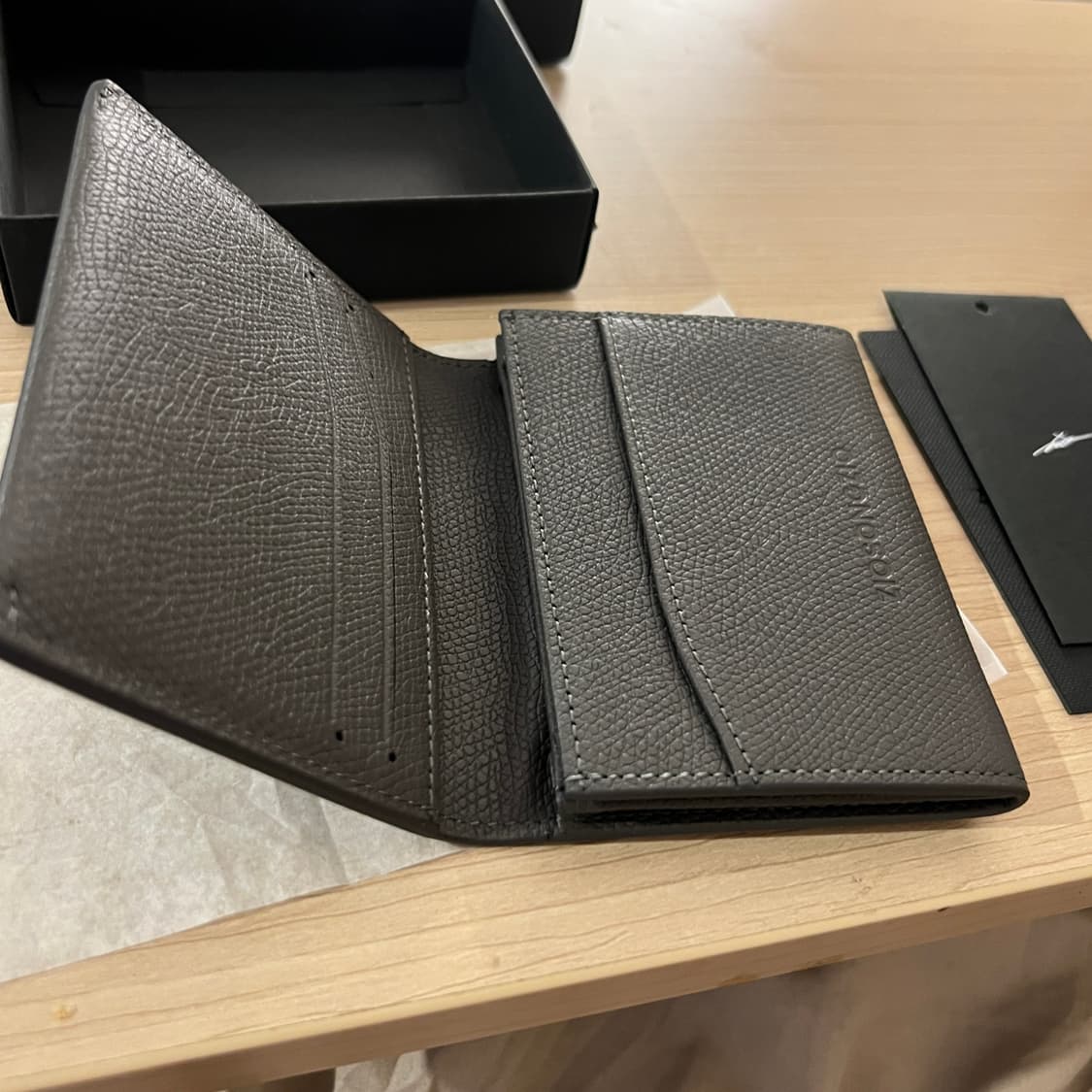 송지오 카드지갑 (새제품) 소가죽 명함지갑 상품이미지6