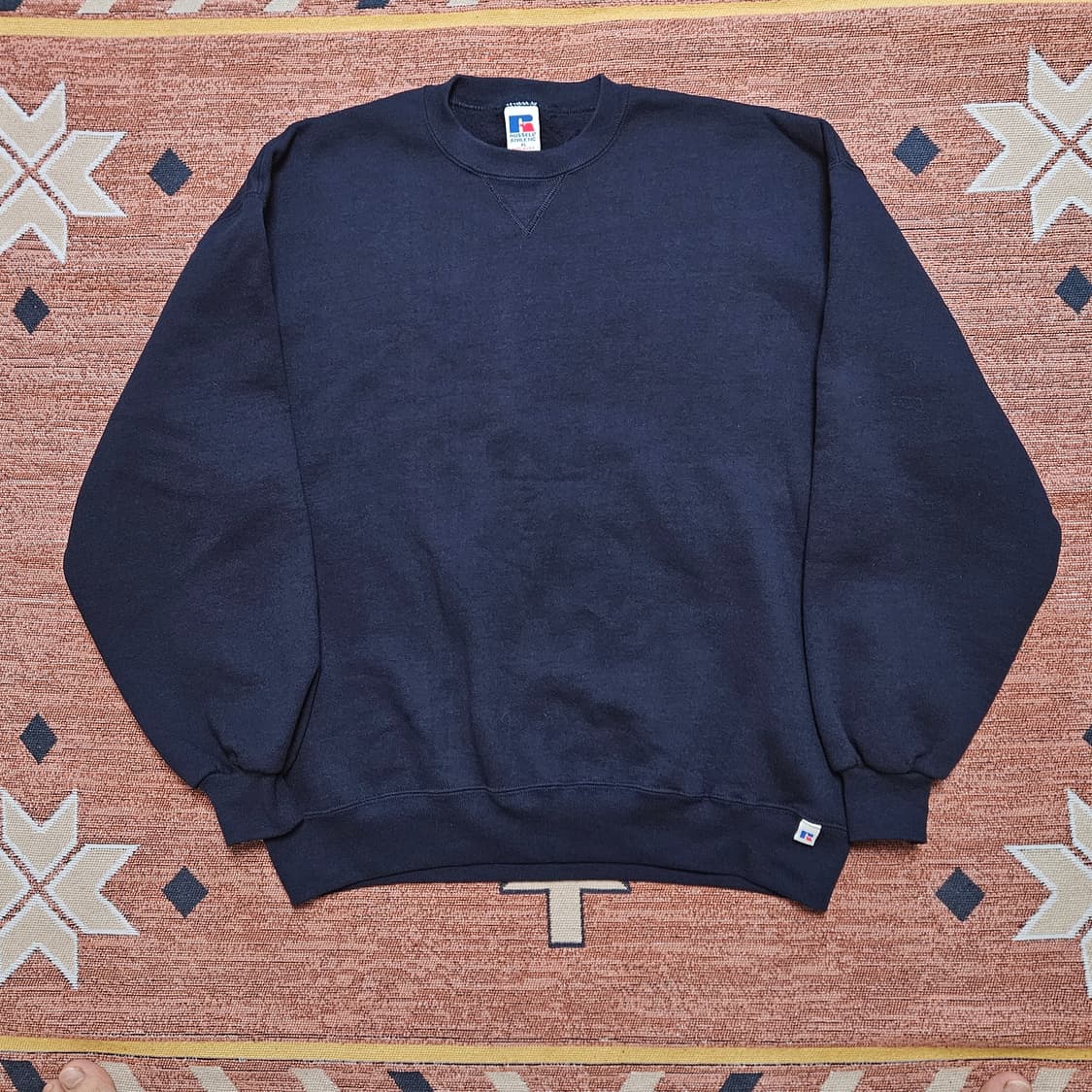 90s 러셀 무지 스웻 / USA 상품이미지1