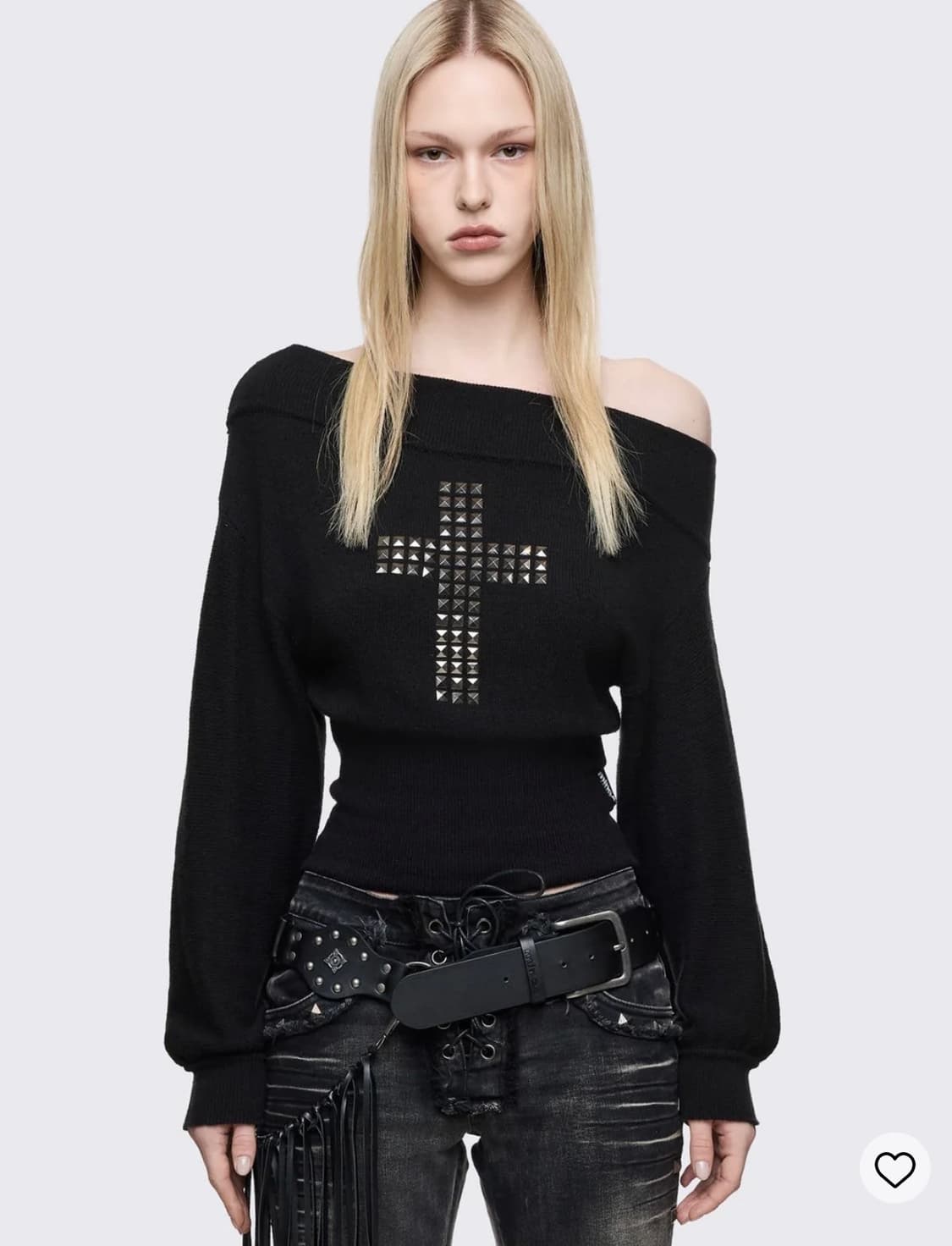 GRACE OFF-SHOULDER SWEATER 상품이미지1