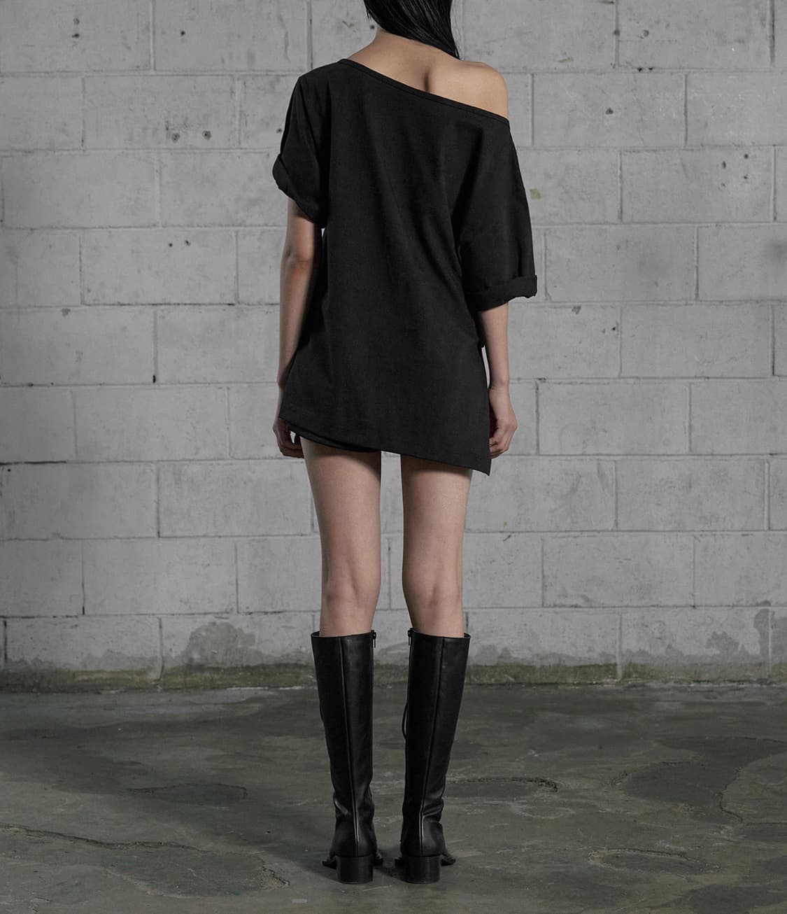 보헤미안서울 보헴서 UNBALANCED CORSET OVERSIZED T 상품이미지2