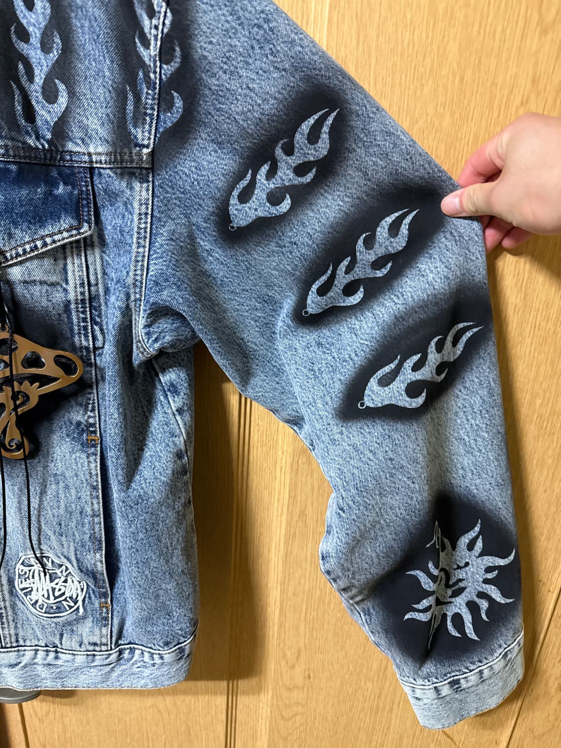 Stussy x Dries Van Noten Hand Stencilled 상품이미지3