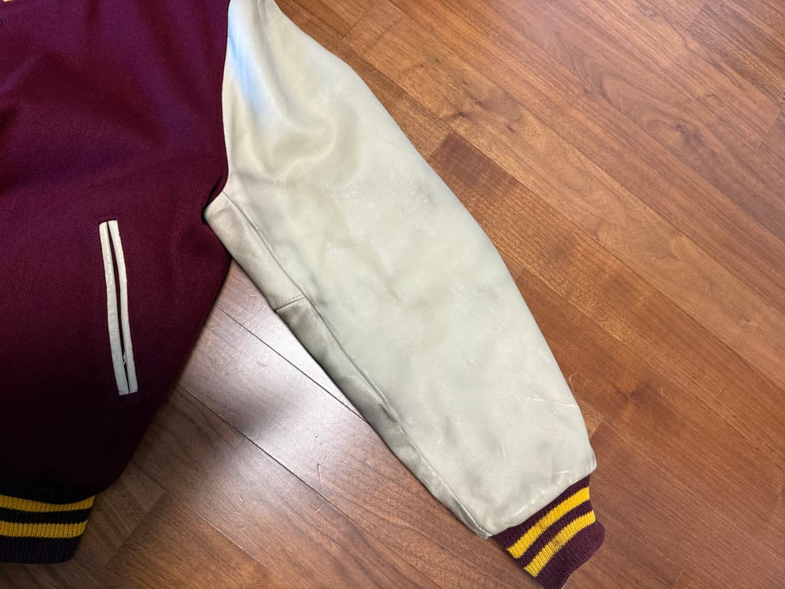 90s USA 골든베어 바시티 자켓 상품이미지4