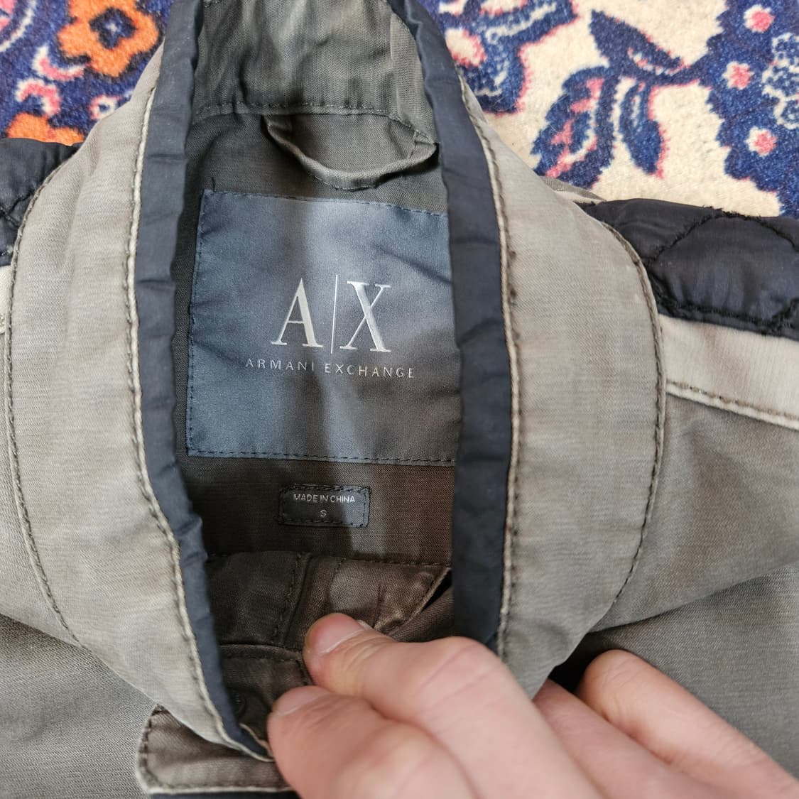 아르마니익스체인지 바이커 워크 집업자켓 상품이미지6