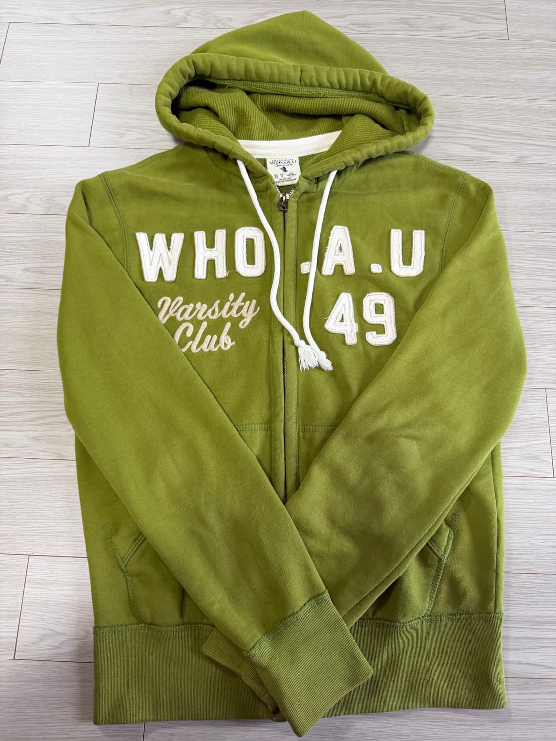 후아유 올리브 후드집업 s 상품이미지2