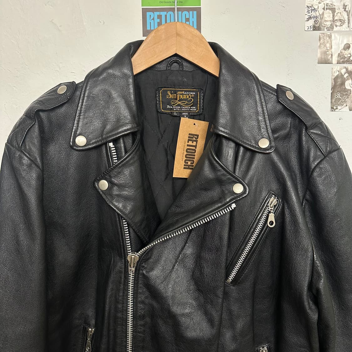 카우레더 라이더 자켓 상품이미지2