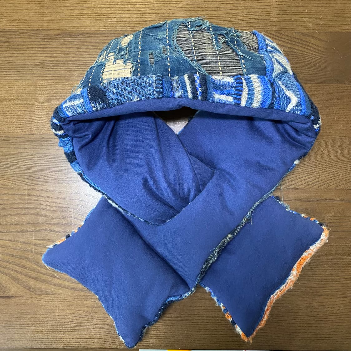 캐피탈 패치워크 보로 머플러 상품이미지2