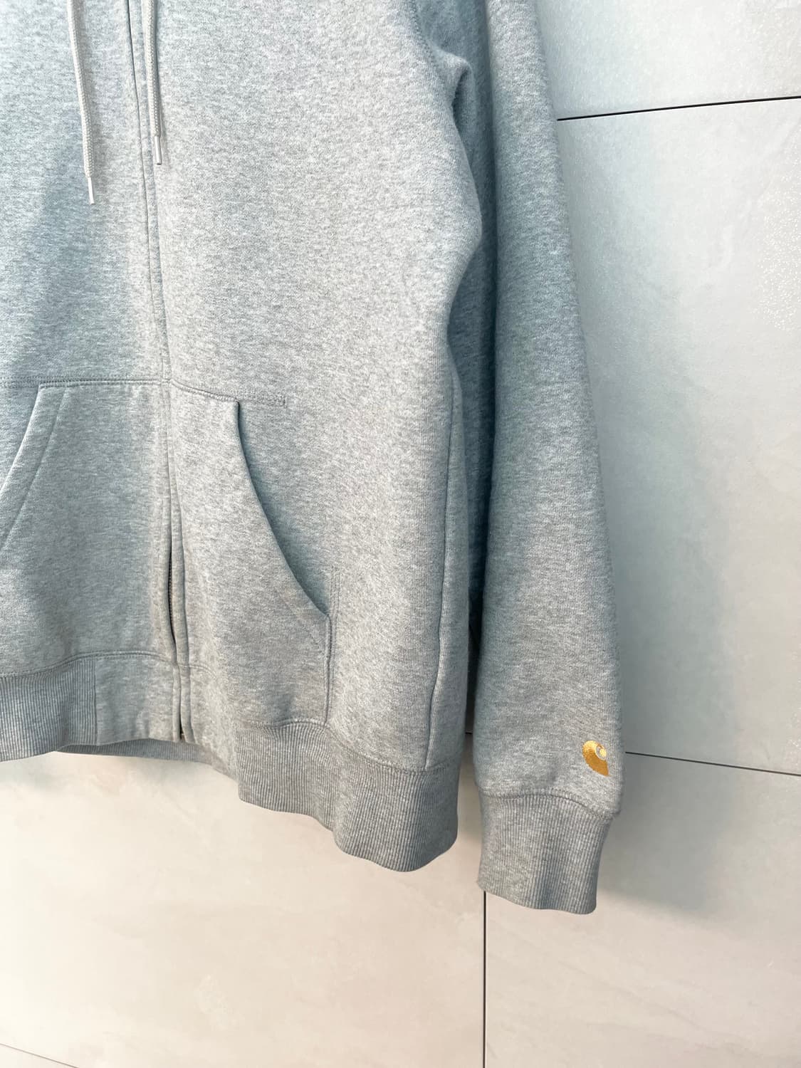 칼하트 후드집업 그레이 (M) 상품이미지3