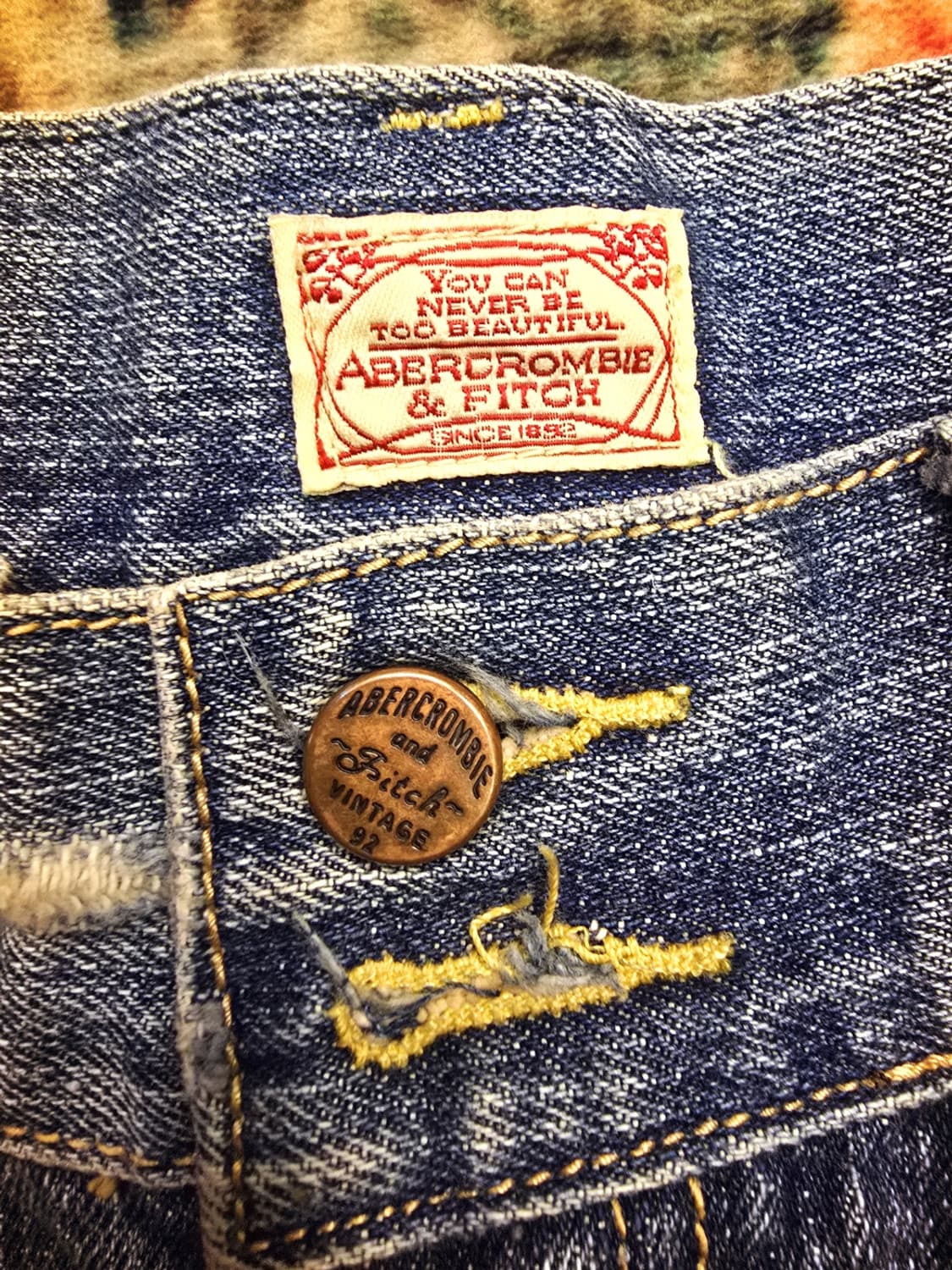 아베크롬비(Abercrombie & Fitch) 데님 미니스커트 상품이미지4