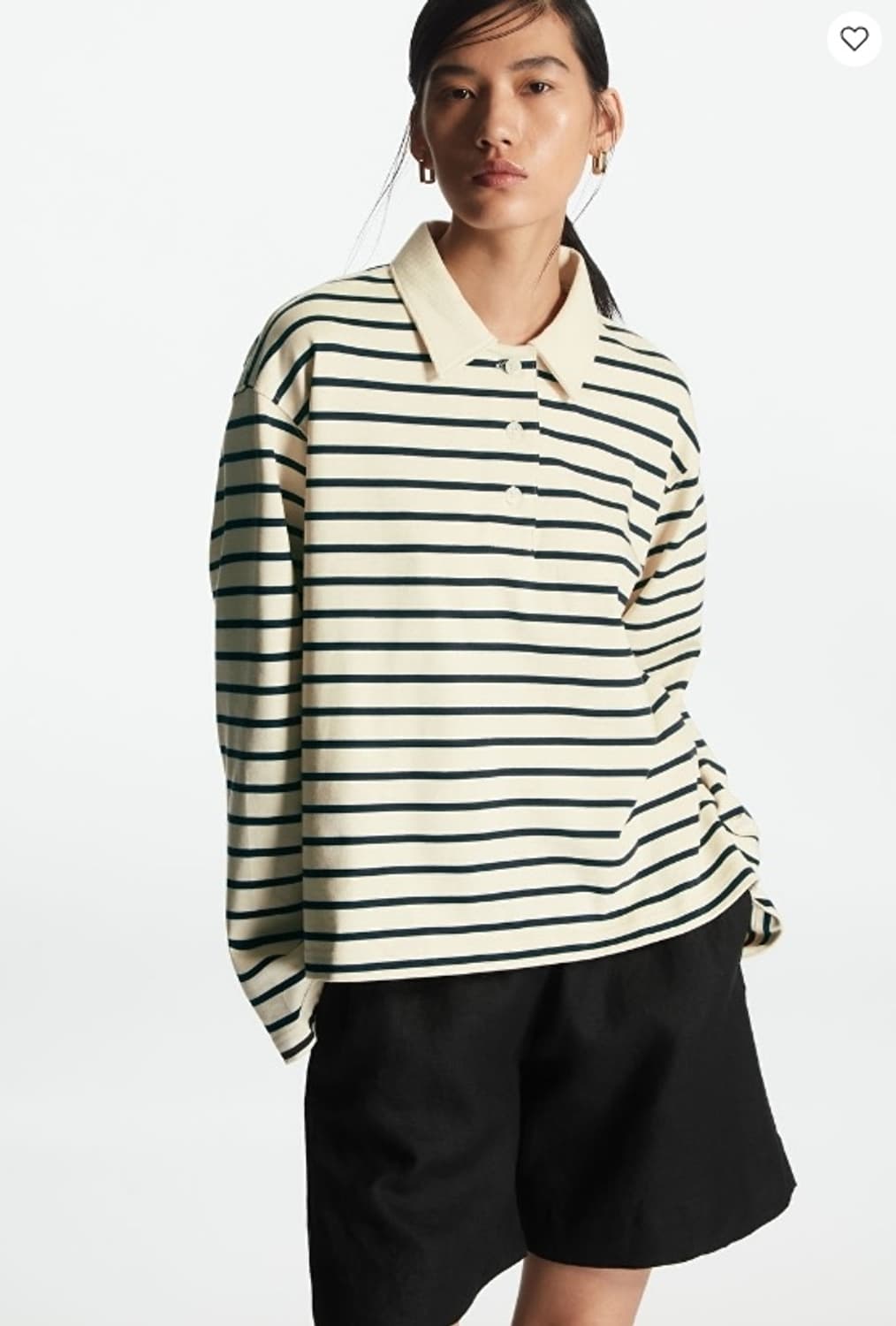 Cos 코스 롱 슬리브 폴로 셔츠 상품이미지1