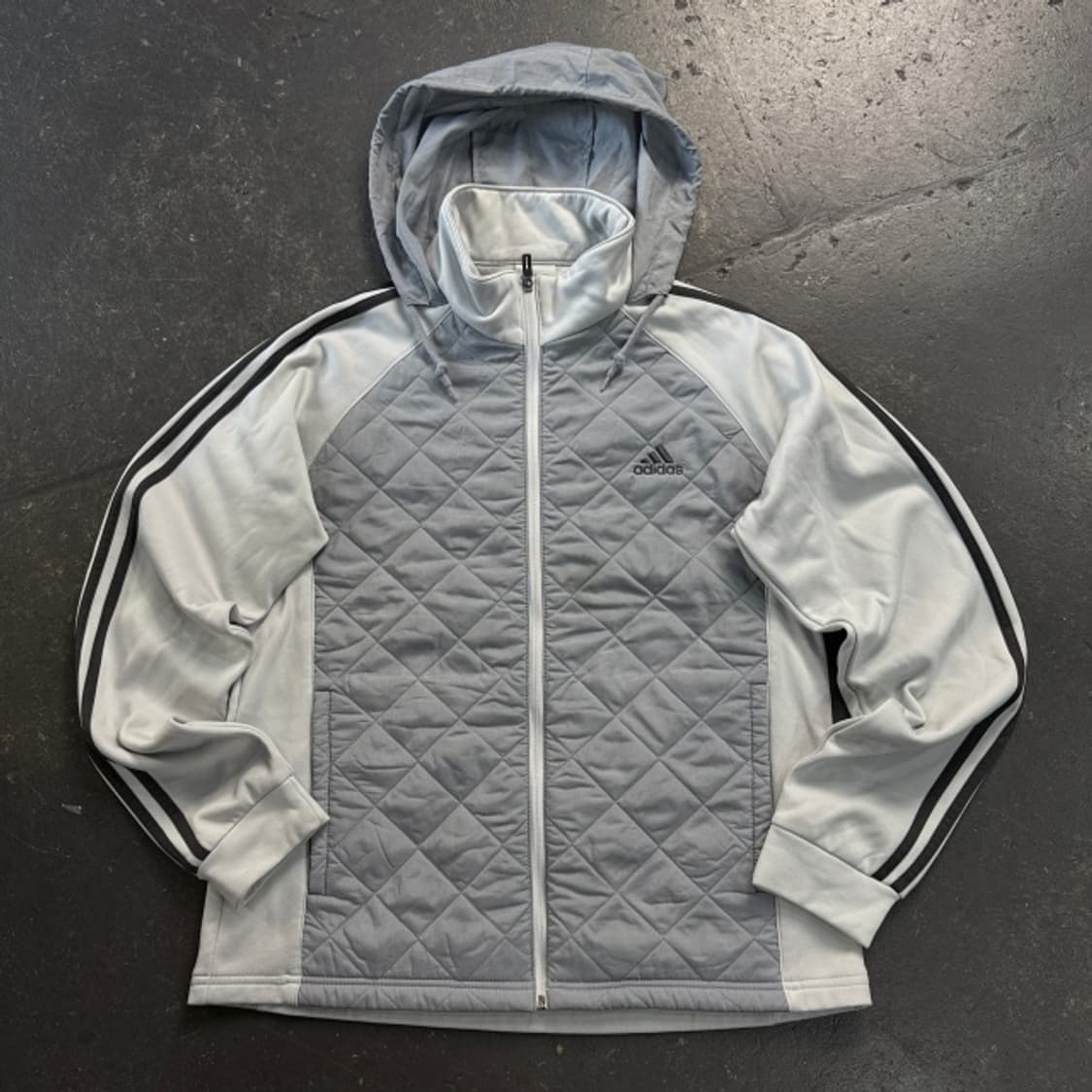 105 아디다스 하이브리드 퀼팅 자켓  상품이미지1