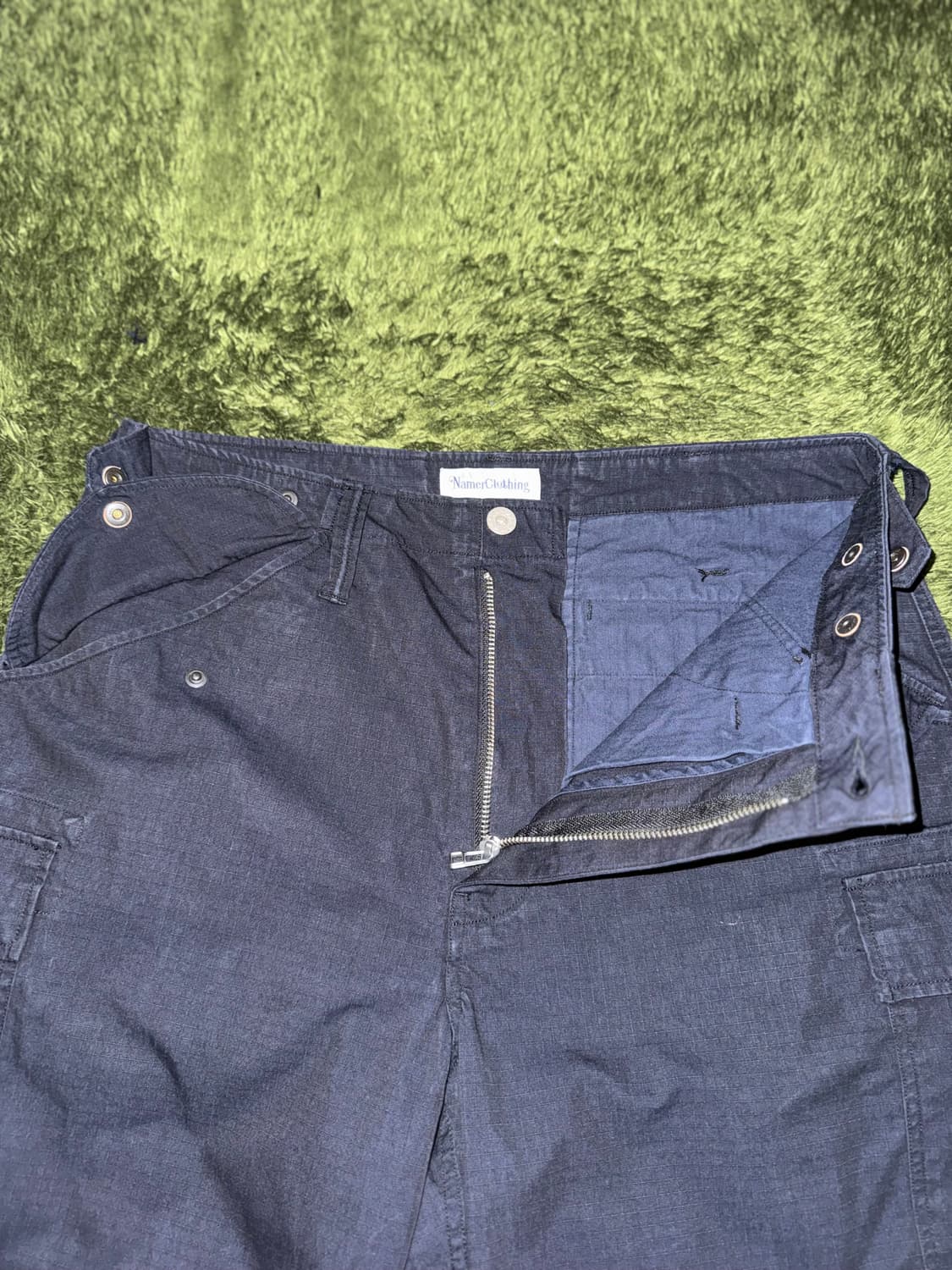 [M] 네이머클로딩 립스탑 M65 카고 팬츠 네이비 상품이미지3