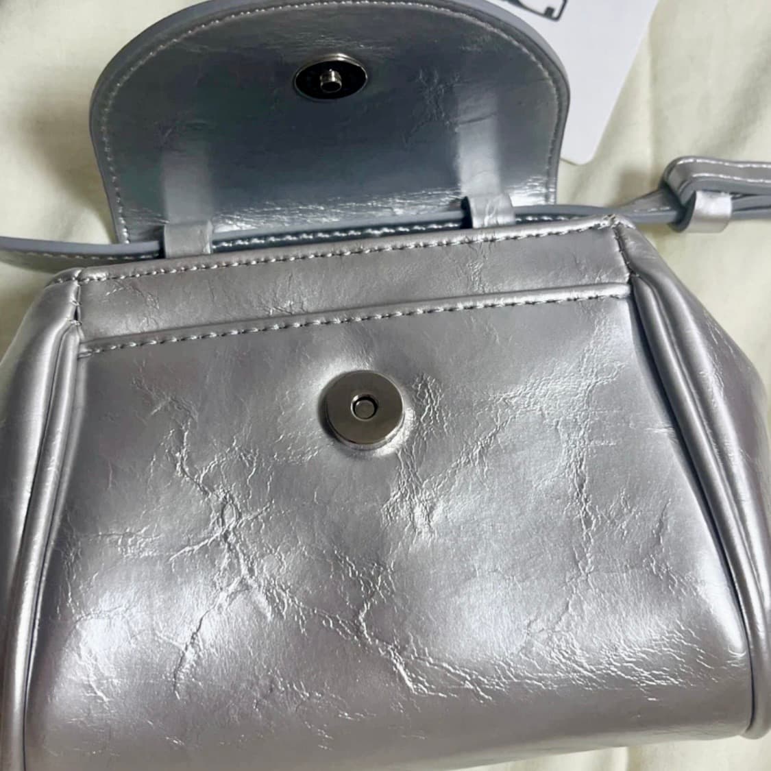 크로스백 미니백 실버 상품이미지6