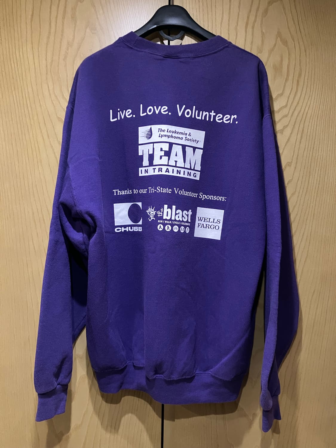 JERZEES 저지스 50/50 퍼플 스웻셔츠 빈티지 러셀 상품이미지7