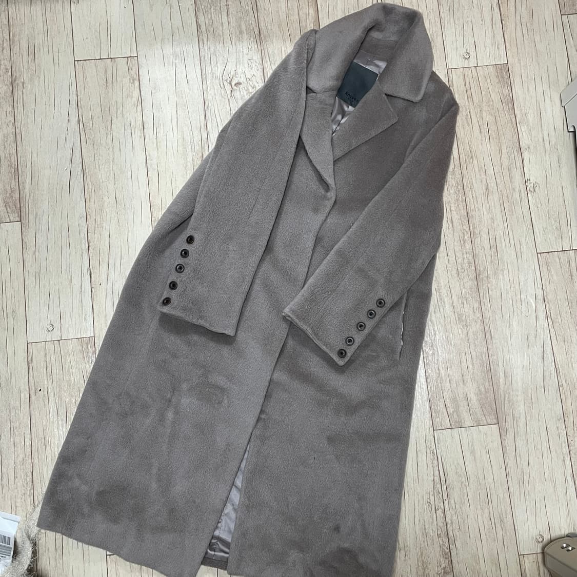 Anivee f. 베이지색 롱코트 상품이미지1