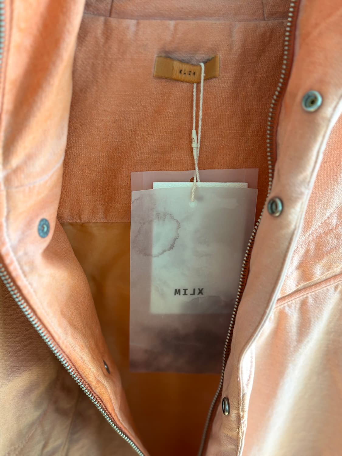 엑슬림 ep.8 01 jacket washed peach 상품이미지3