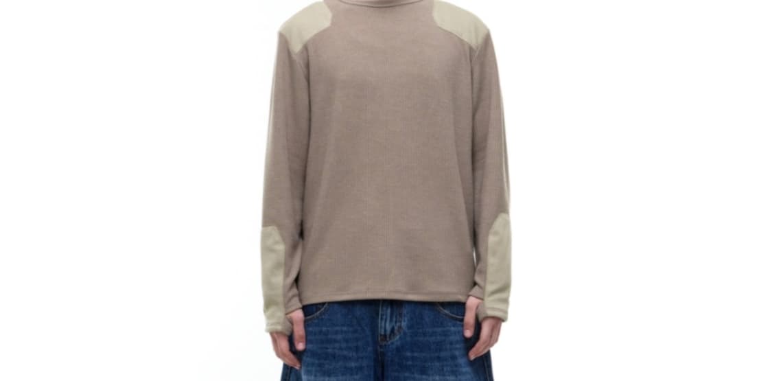 오퍼스 0012 Op. 07 REDRUM PATCH KNIT BEIGE 상품이미지6