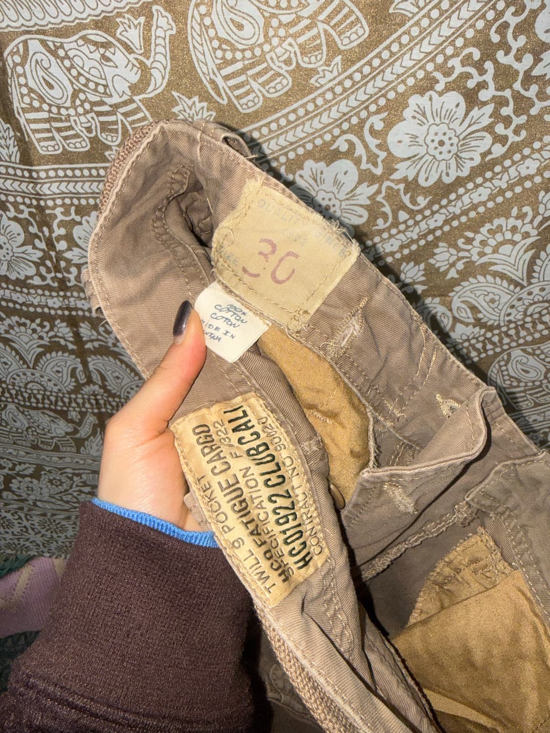 HCO 빈티지 벨티드 카고팬츠  상품이미지6