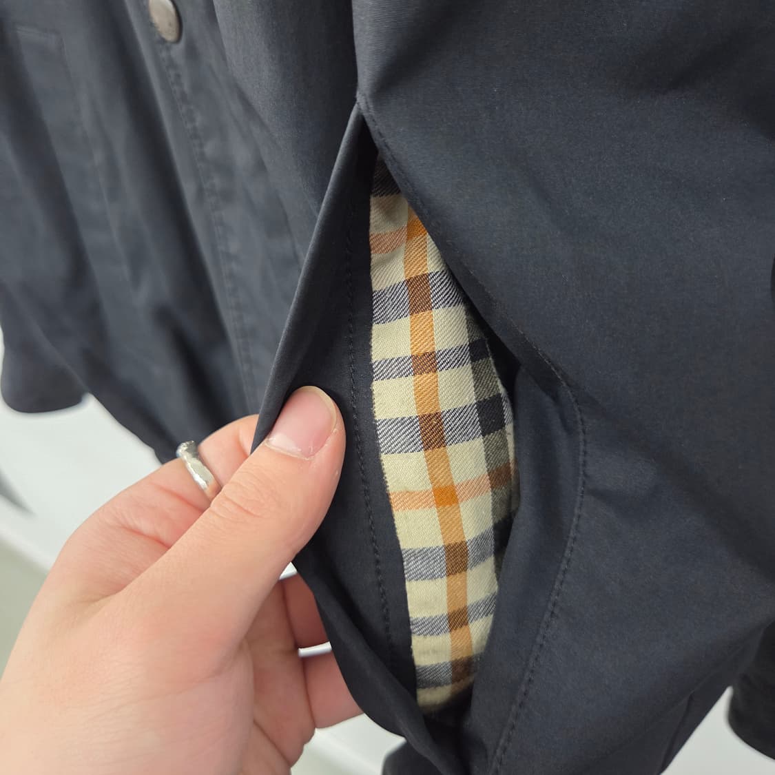 DAKS 닥스 블랙 봄버 자켓 남L 상품이미지8