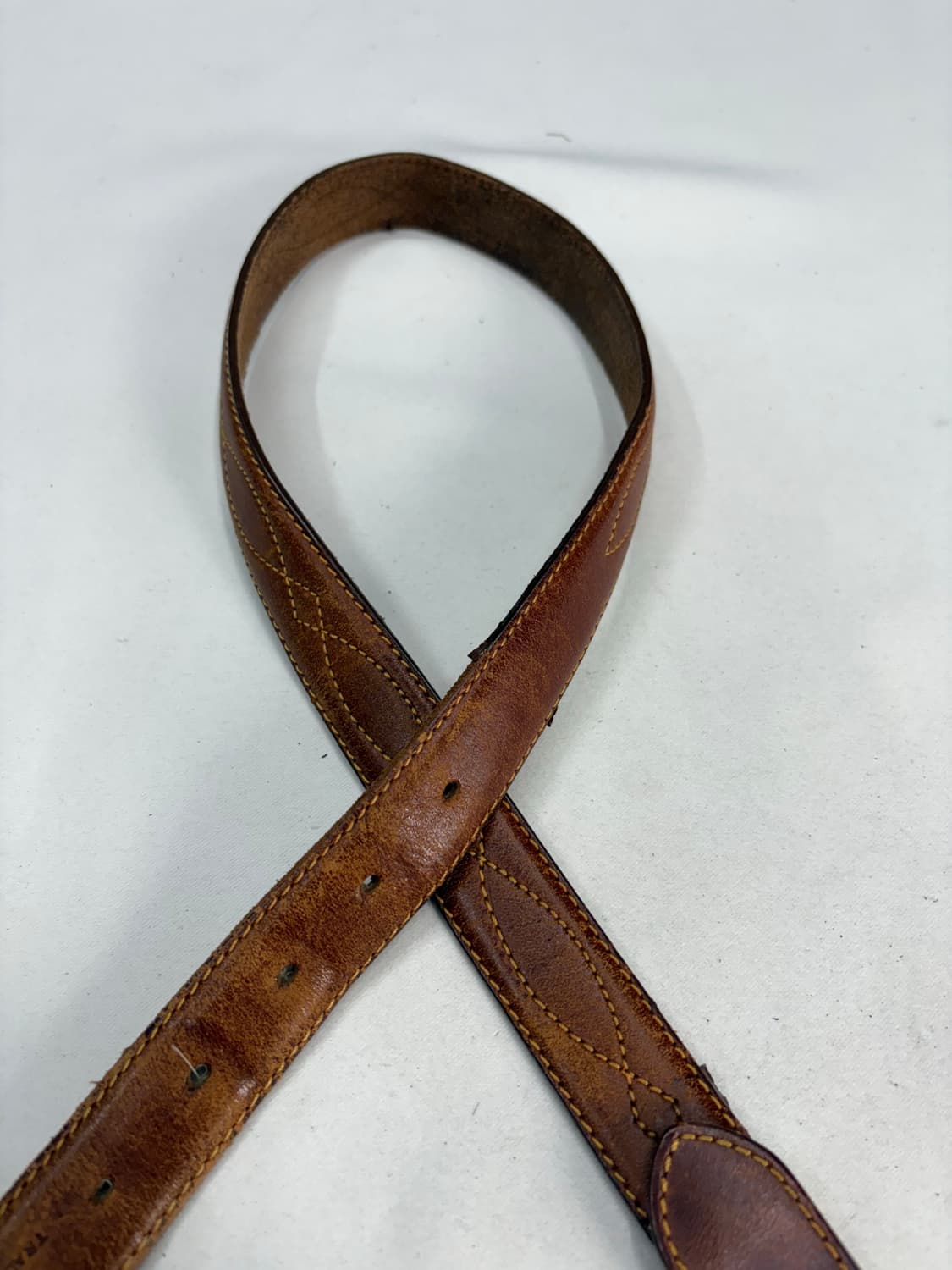 SHANE 빈티지 웨스턴 위빙 레더 벨트 상품이미지4