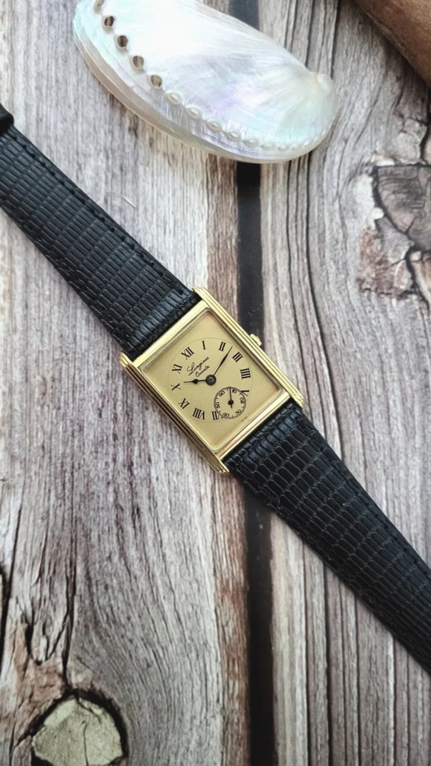 정품 론진 150주년  탱크 클래식 남성용 쿼츠시계 상품이미지1