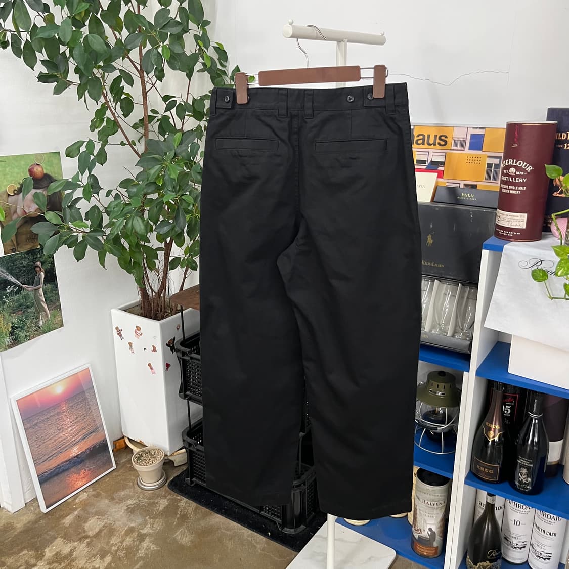 포터리 원플리츠 코튼 팬츠 1 상품이미지3