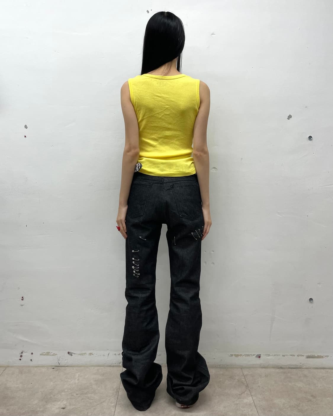 Basic yellow sleeveless 상품이미지6