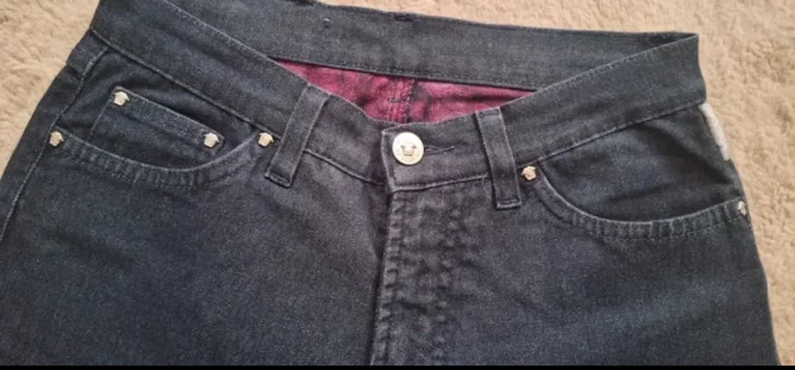 베르사체 Versace 빈티지 네이비 데님 청바지 ysl dior 상품이미지3