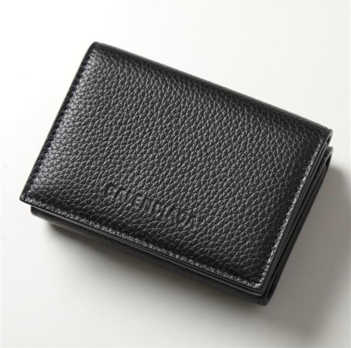 발렌시아가 여성 그레인 레더 폴딩 반지갑 상품이미지1