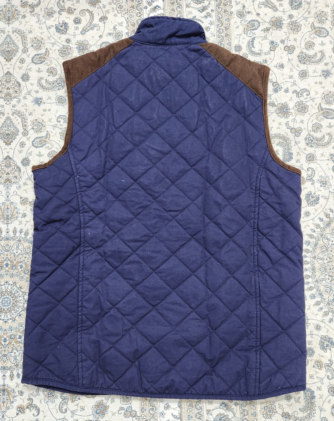 런던포그 네이비 퀼팅 조끼 패딩 베스트 M 상품이미지5