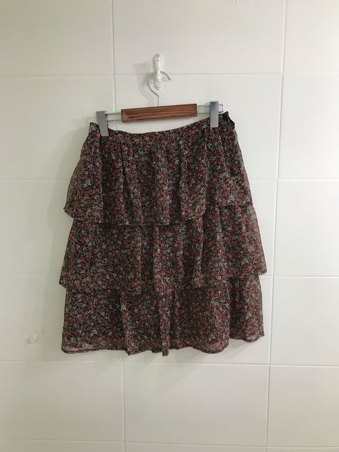 너드 모리 하구미 모카무스 브라운 잔꽃 도트 코디세트 상품이미지7
