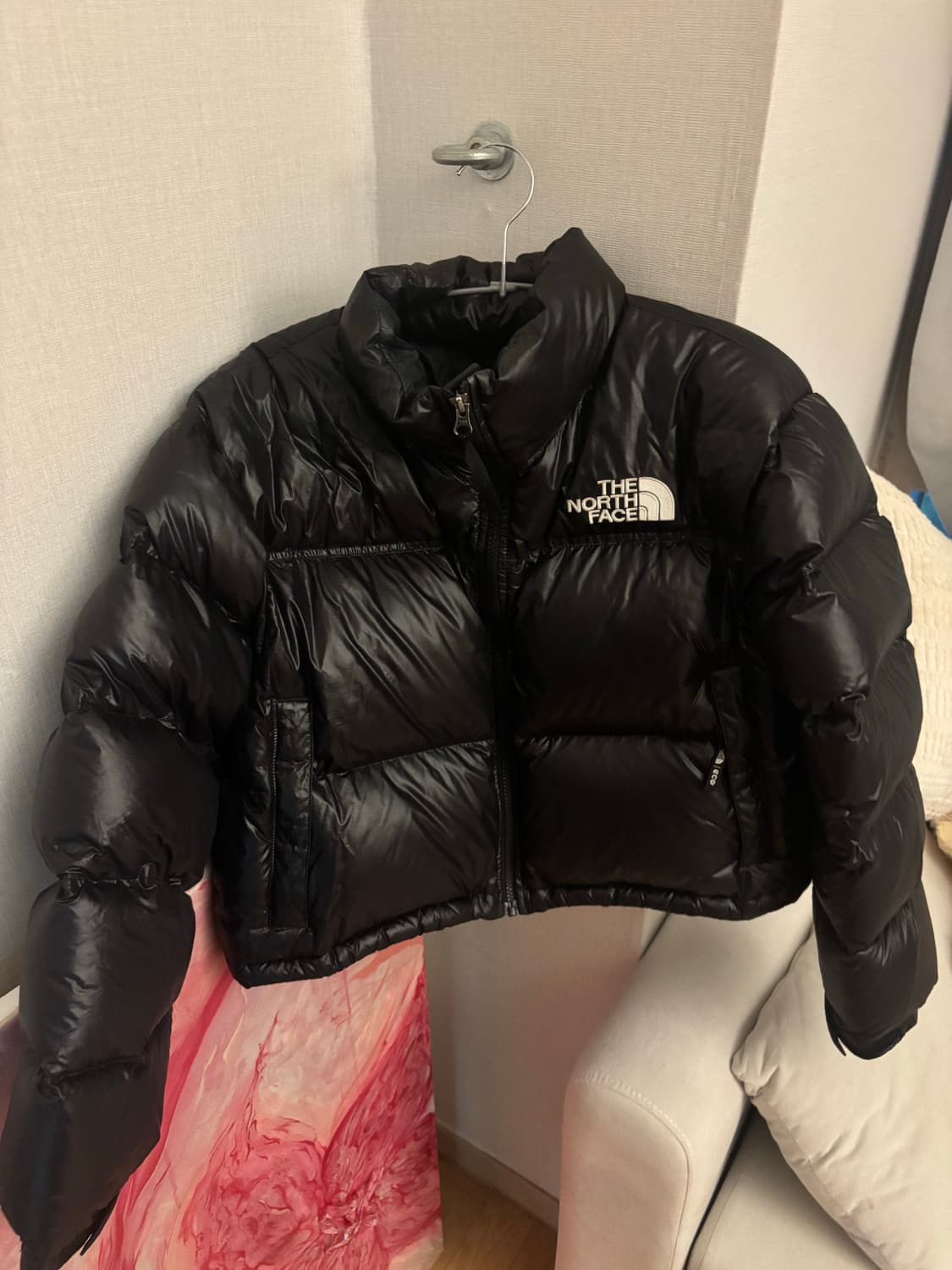 노스페이스 눕시 여자 숏패딩  상품이미지2