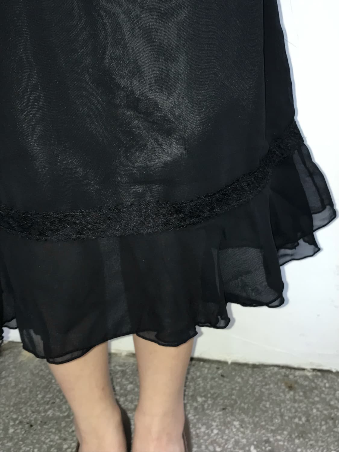 블랙 레이스 스커트  상품이미지2