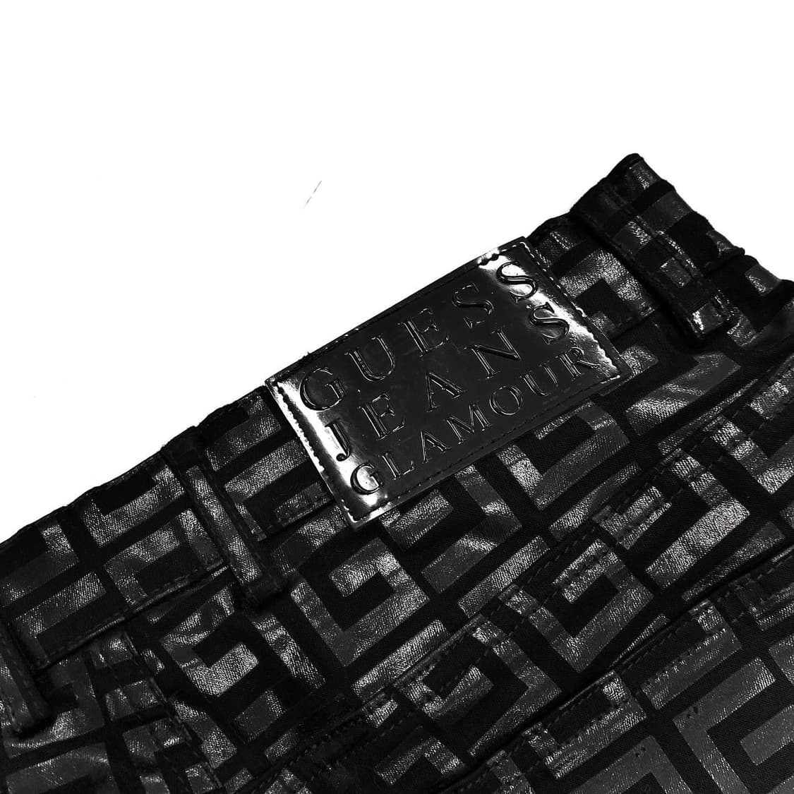 게스 진스 글래머 아카이브 지방시 오마쥬 코팅 진 팬츠 상품이미지10