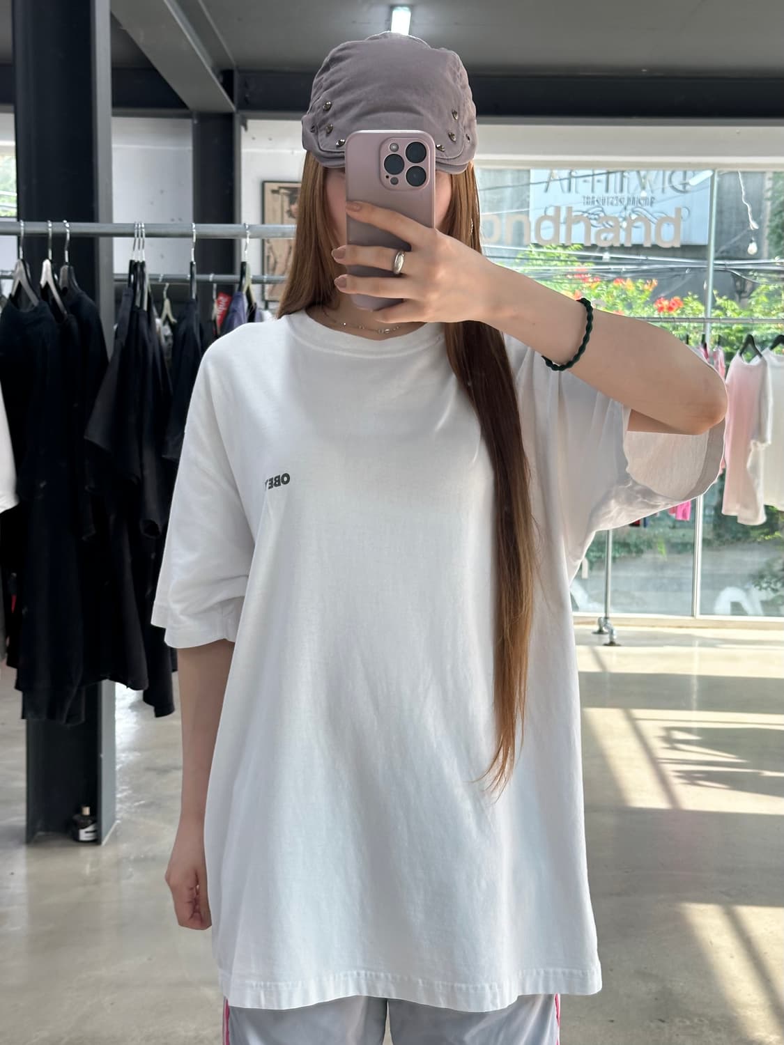 오베이 볼드 아이콘 헤비웨이트 반팔티 상품이미지2