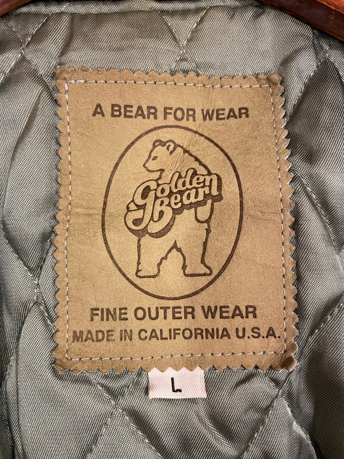 Golden bear varsity jacket 상품이미지5