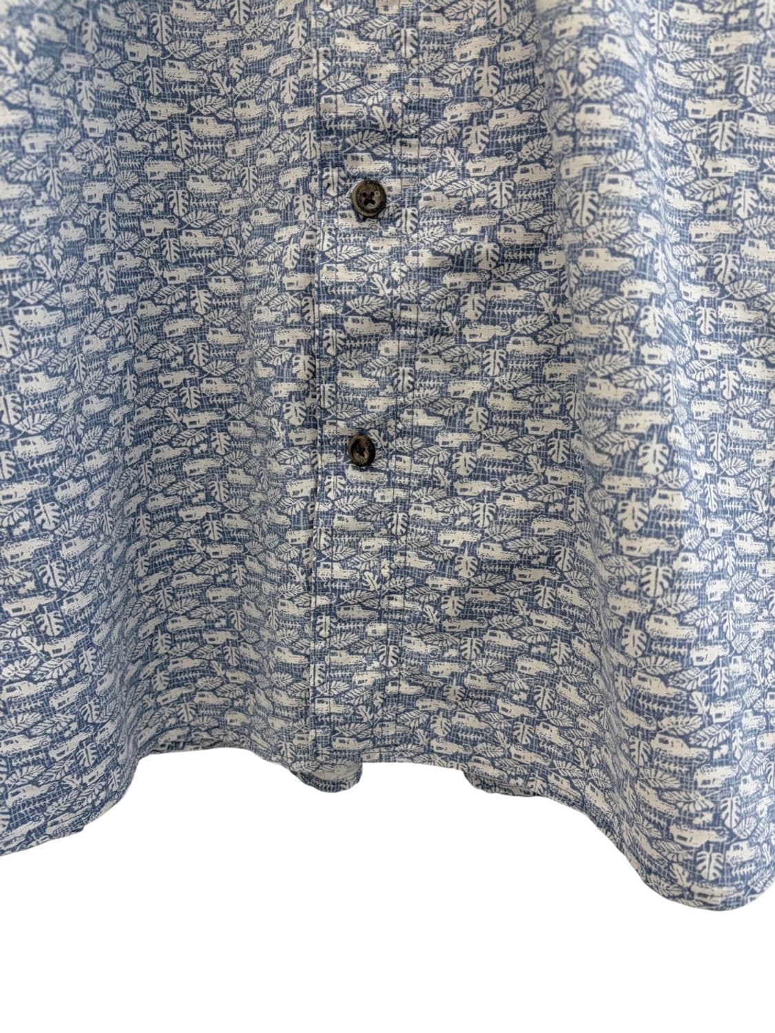 00년대 울리치 빈티지 패턴 반팔셔츠 인디고블루 (2XL) 상품이미지6