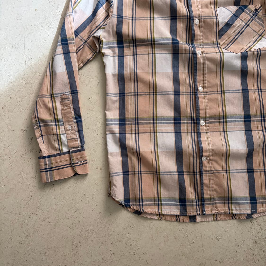 Volcom 볼컴 빈티지 체크셔츠 M 상품이미지3